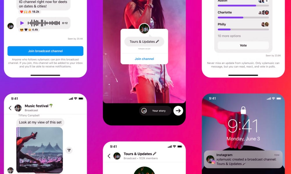 the characteristics of Instagram Live broadcasts